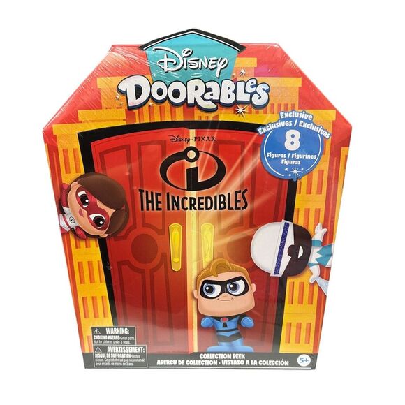 Disney‎ Doorables The Incredibles 8 Figures - Collection Peek *NEW IN BOX* - 478 - Picture 1 of 3